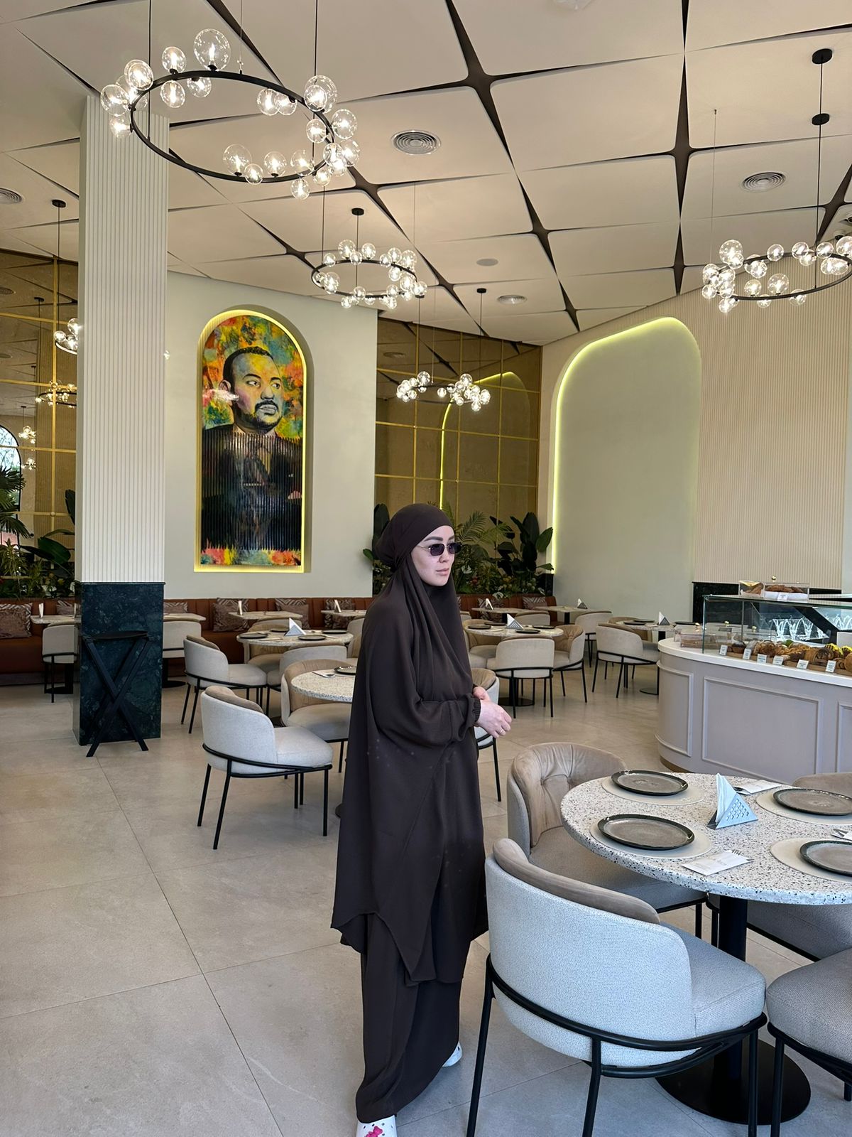 Skirt with long Khimar