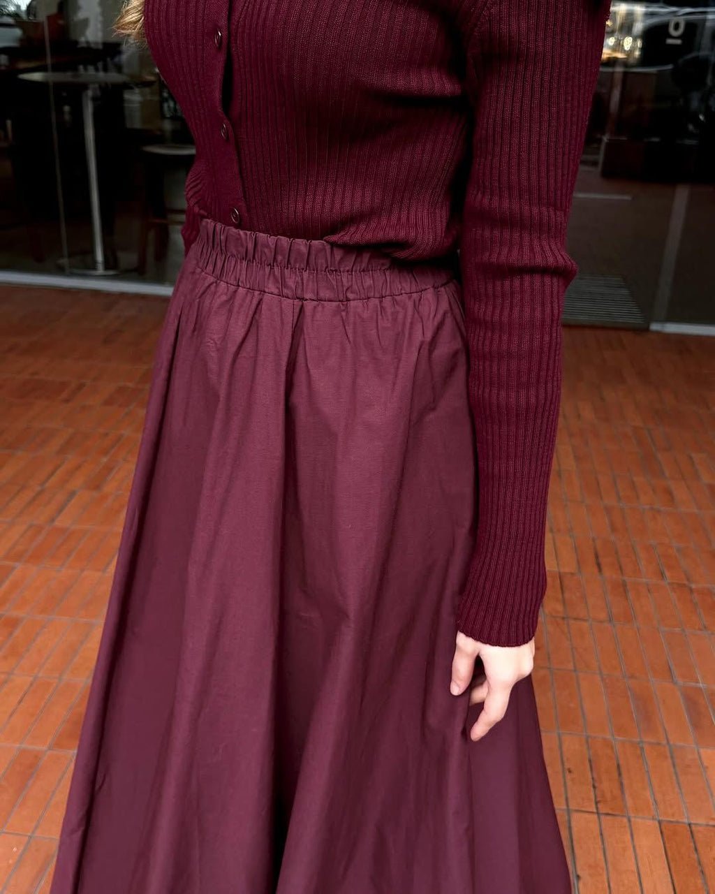 Skirt Burgandy