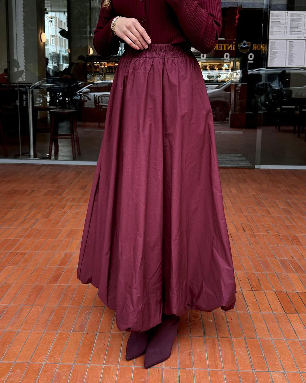 Skirt Burgandy