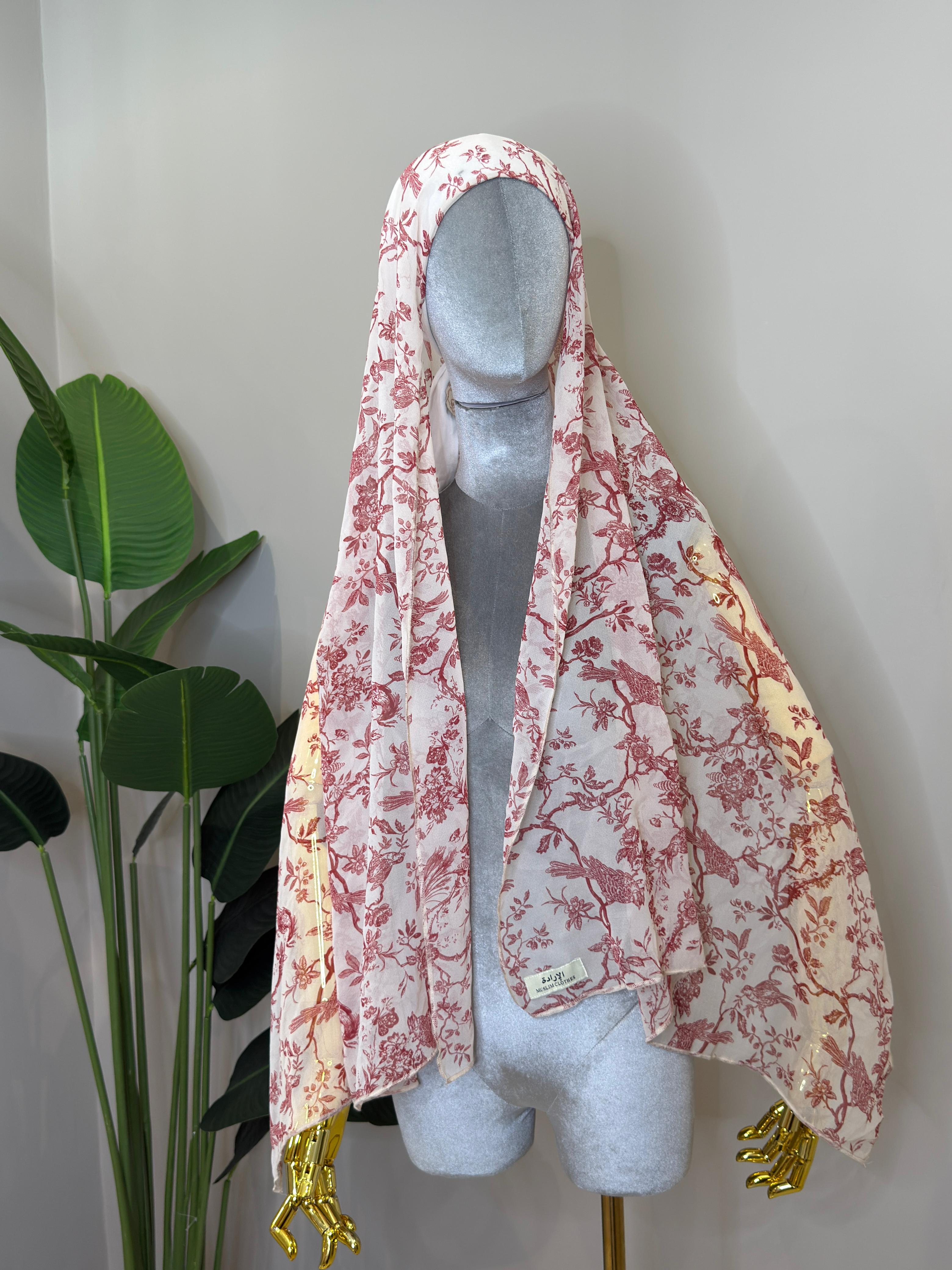 Ready hijab with boni