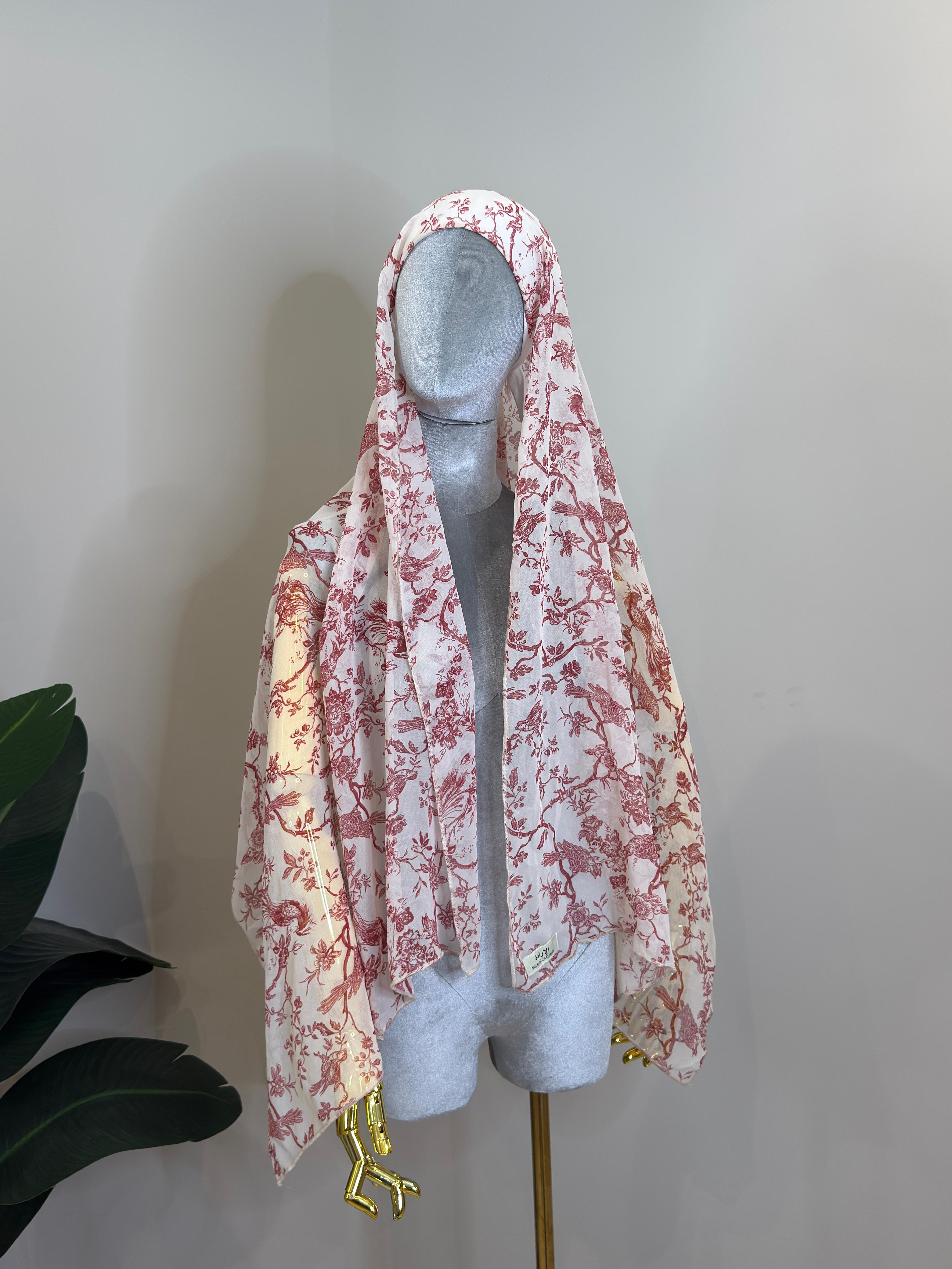 Ready hijab with boni